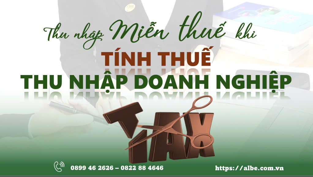 THU NHẬP MIỄN THUẾ THU NHẬP DOANH NGHIỆP
